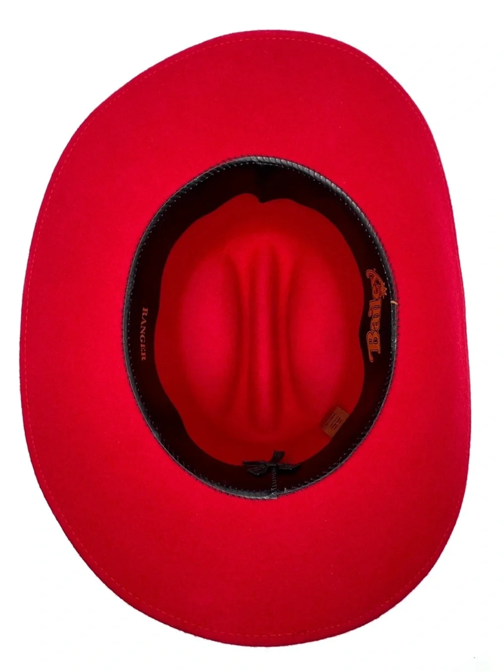 Bailey Youth Ranger Cowboy Hat Red 100% Wool Felted Western Rodeo Child Kids EUC